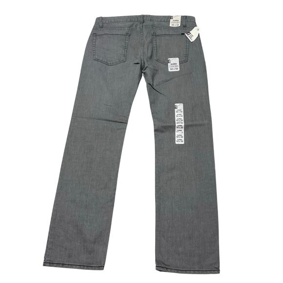 Vans Off the Wall Slimbo Denim Jeans Women 32x32 Gray Slim Fit Low Rise New - Picture 2 of 10